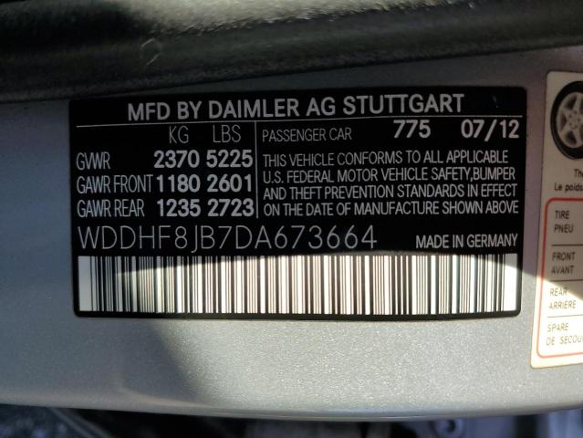 VIN WDDHF8JB7DA673664 2013 Mercedes-Benz E-Class, 3... no.12