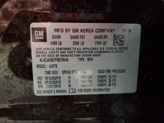 KL4CJHSB7FB079648 Buick Encore Premium