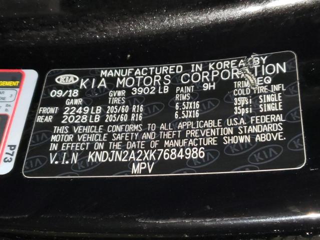 KNDJN2A2XK7684986 KIA SOUL
