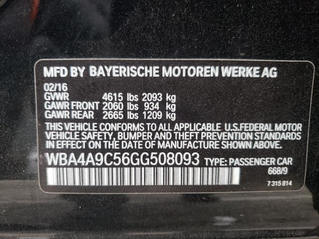 WBA4A9C56GG508093 BMW 428 I Gran Coupe Sulev