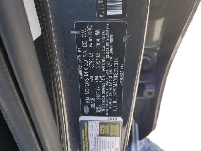 3KPF24AD0KE011314 KIA FORTE FE