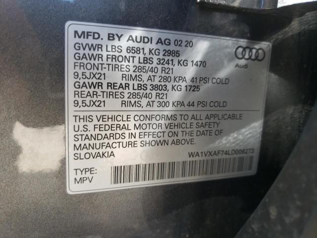 WA1VXAF74LD006273 2020 AUDI Q7, photo no. 13