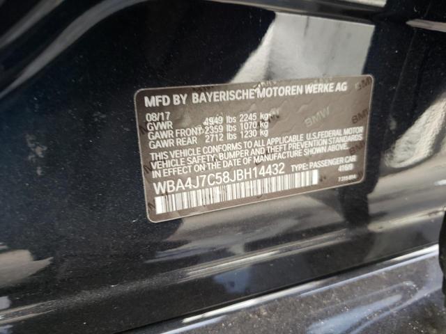 2018 BMW 440XI GRAN - WBA4J7C58JBH14432
