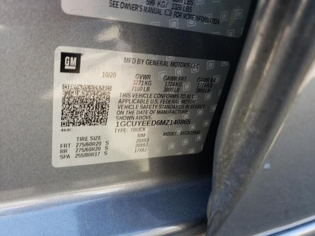 1GCUYEED6MZ140865 Chevrolet Silverado K1500 Rst