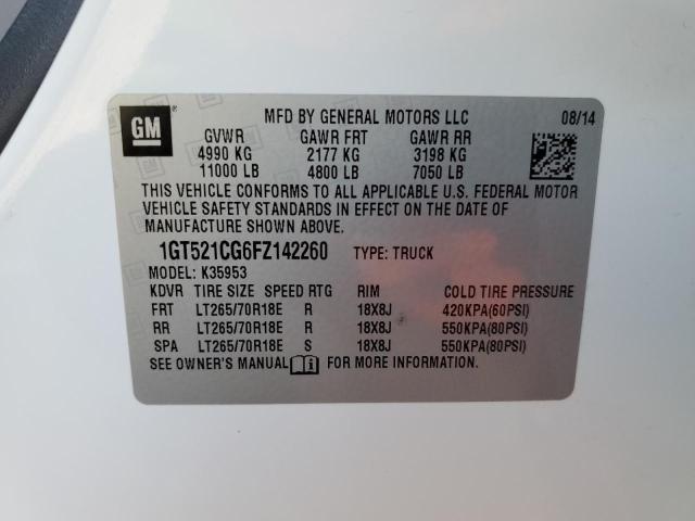 1GT521CG6FZ142260 GMC Sierra K3500