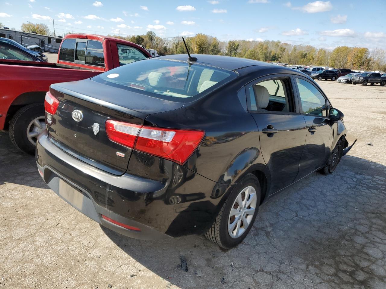 2013 Kia Rio Lx vin: KNADM4A37D6173648