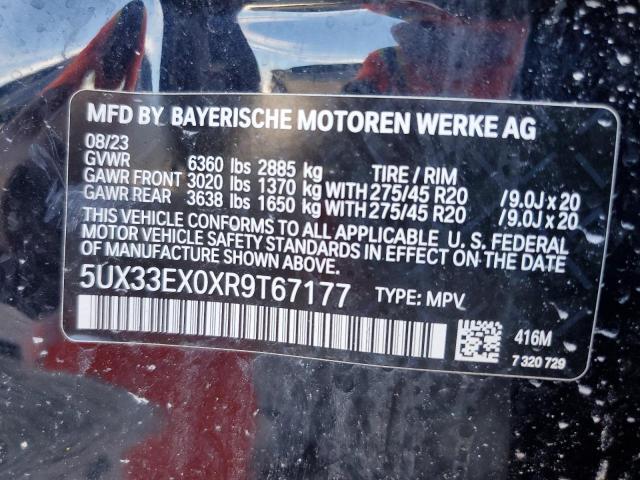 5UX33EX0XR9T67177 BMW X6 XDRIVE4 10