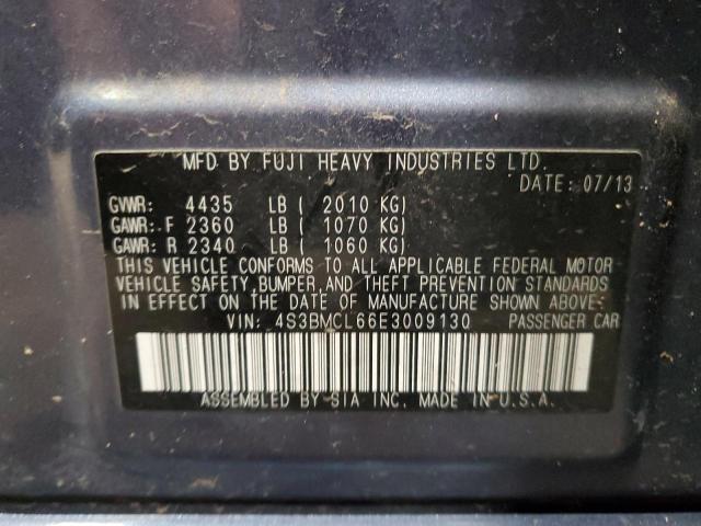 2014 Subaru Legacy 2.5I Limited VIN: 4S3BMCL66E3009130 Lot: 71886523