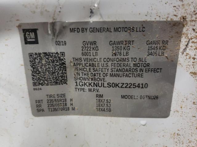 Lot #2388149322 2019 GMC ACADIA SLT salvage car