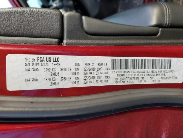 1C4RJFAG1HC751072 Jeep Grand Cherokee Laredo