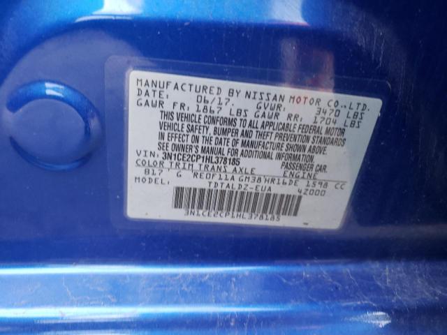 3N1CE2CP1HL378185 Nissan Versa Note S