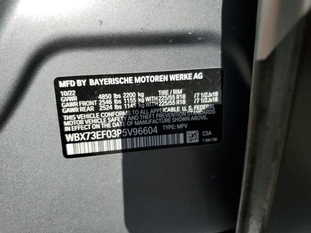 WBX73EF03P5V96604 BMW X1 XDRIVE2 10