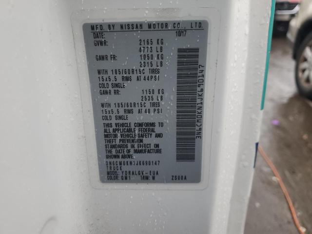 3N6CM0KN1JK690147 Nissan NV200 2.5S