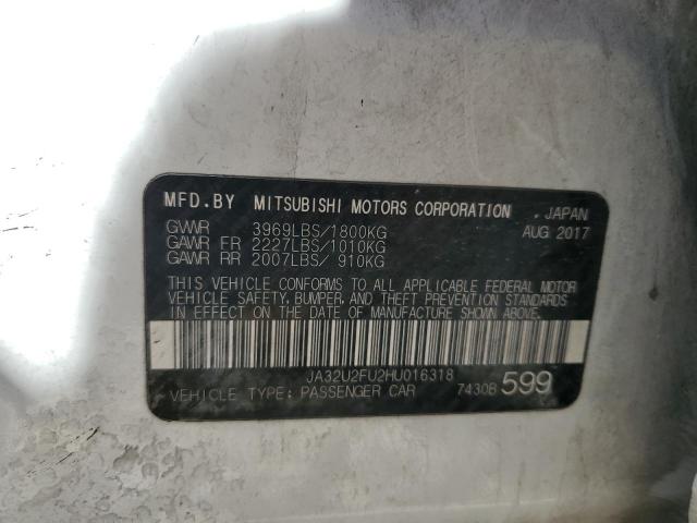 JA32U2FU2HU016318 Mitsubishi LANCER ES