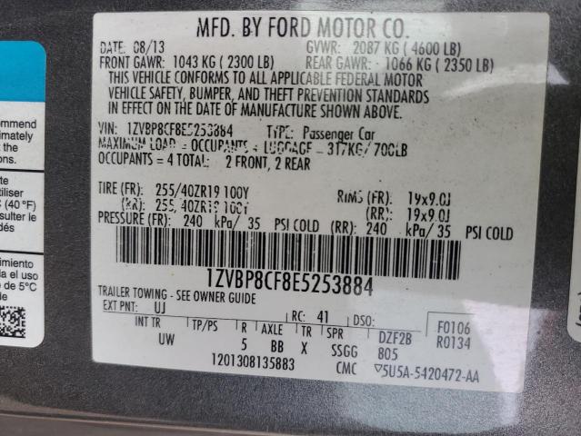 1ZVBP8CF8E5253884 2014 FORD MUSTANG - Image 12