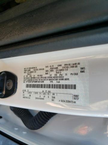 1FTEW1EP6MFA91259 Ford F150 Supercrew