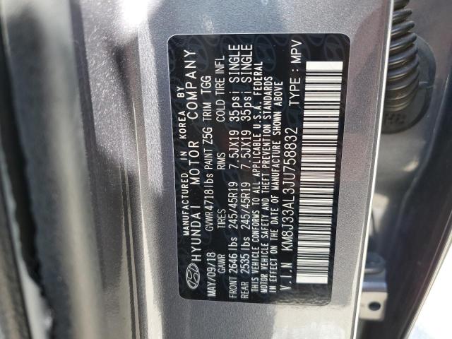 2018 HYUNDAI TUCSON SPO - KM8J33AL3JU758832