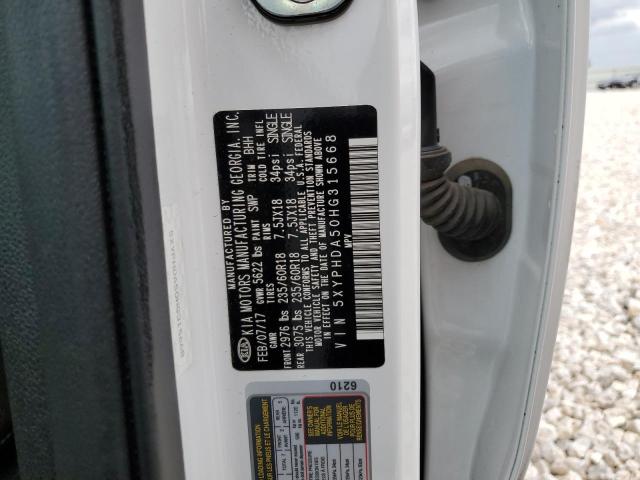 5XYPHDA50HG315668 KIA SORENTO EX