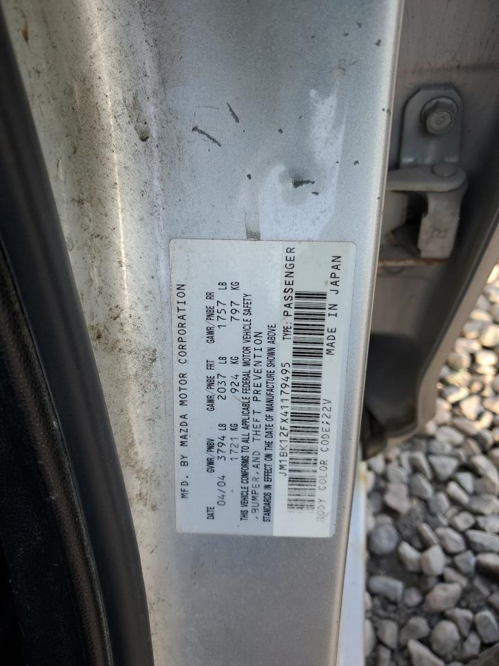 JM1BK12FX41179495 2004 Mazda 3 I