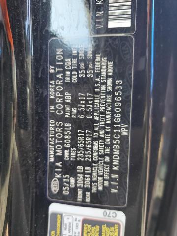 KNDMB5C11G6096533 KIA SEDONA LX