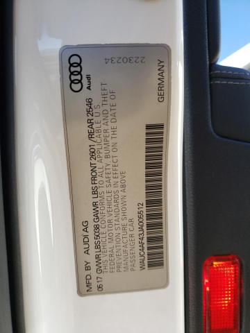 2018 AUDI S4 PRESTIG - WAUC4AF43JA005512