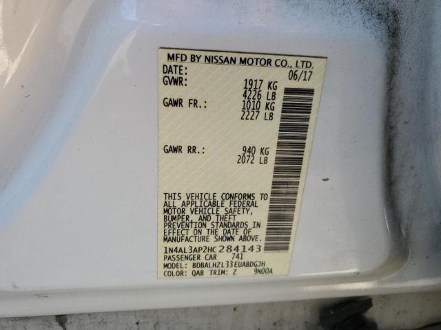 2017 NISSAN ALTIMA 2.5 - 1N4AL3AP2HC284143