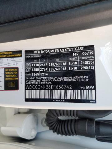 WDC0G4KB6KF658742 Mercedes-Benz Glc 300 4matic