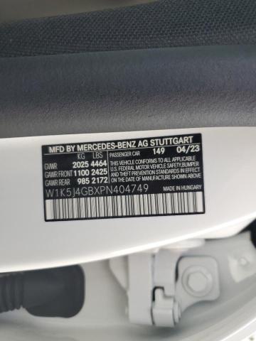 W1K5J4GBXPN404749 Mercedes-Benz CLA 250