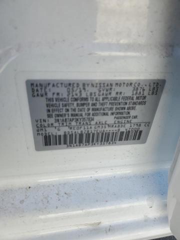 3N1AB7AP3KY357834 2019 NISSAN SENTRA
