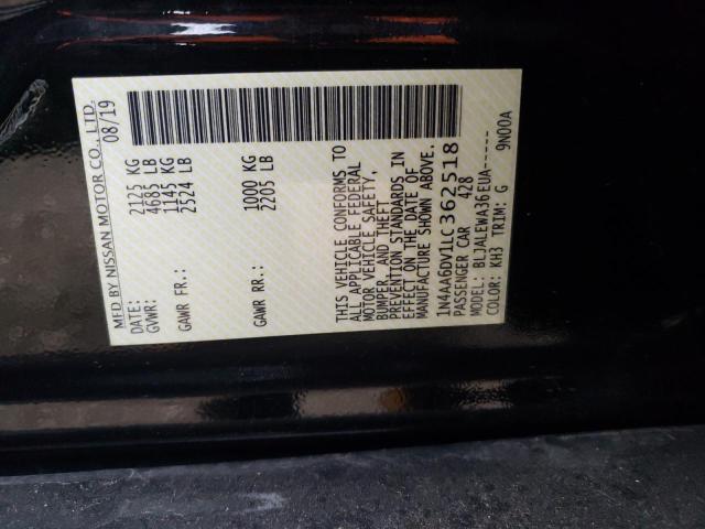1N4AA6DV1LC362518 Nissan MAXIMA SL