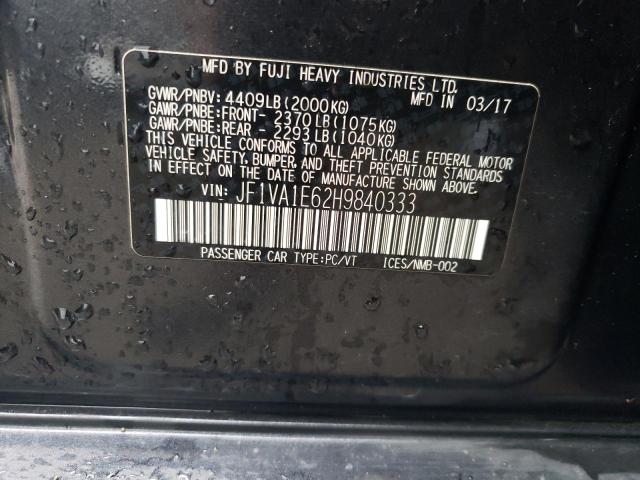 JF1VA1E62H9840333 Subaru Wrx Premium