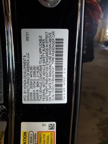 1HGCV1F36MA079147 Honda Accord Sport