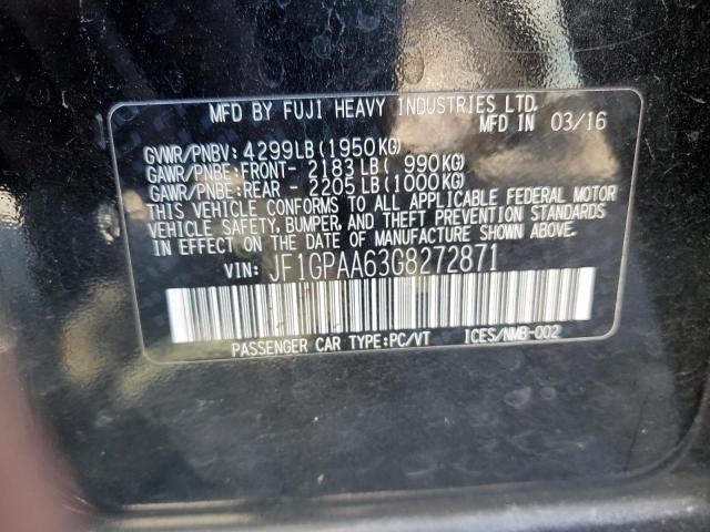 2016 SUBARU IMPREZA - JF1GPAA63G8272871