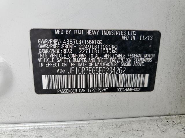 JF1GR7E65EG234262 Subaru Impreza Wrx
