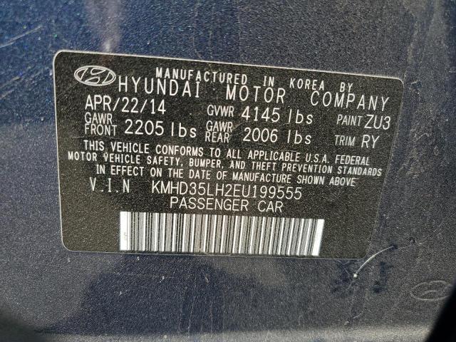 KMHD35LH2EU199555 Hyundai ELANTRA GT