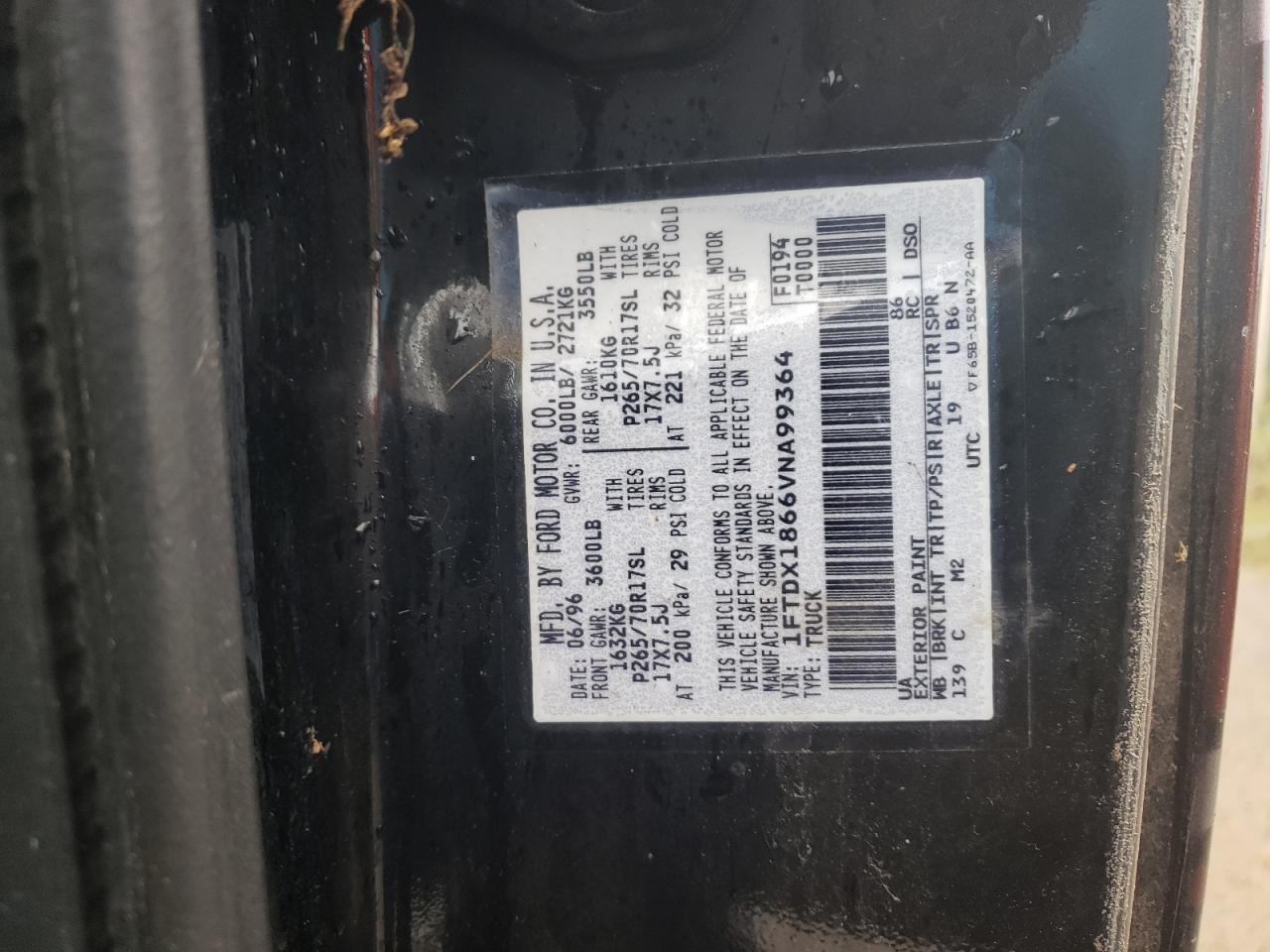 1FTDX1866VNA99364 1997 Ford F150