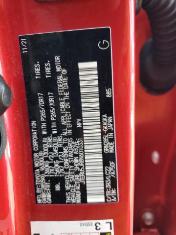 2022 TOYOTA 4RUNNER SR - JTERU5JR8N6010331