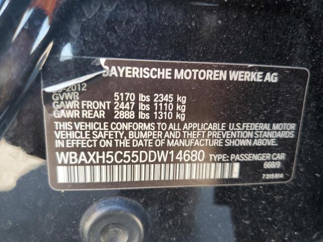 VIN WBAXH5C55DDW14680 2013 BMW 5 Series, 528 XI no.12