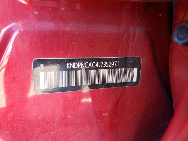 KNDPNCAC4J7352971 KIA Sportage Ex