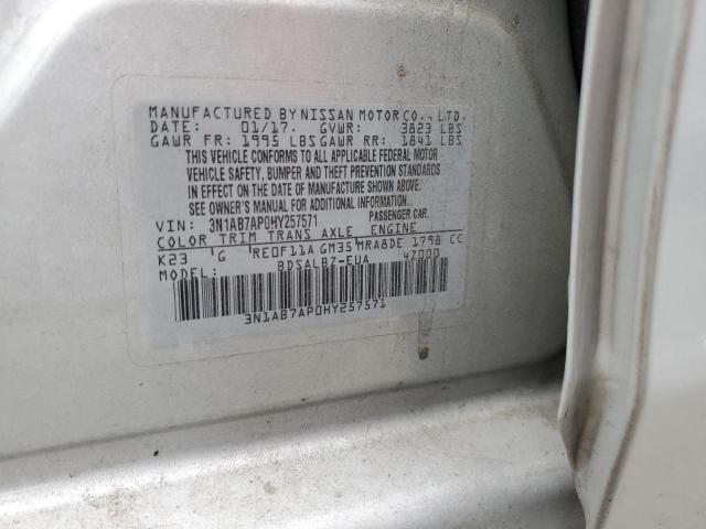 3N1AB7AP0HY257571 Nissan SENTRA S