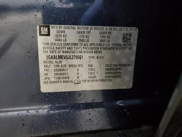 2018 GMC TERRAIN SL - 3GKALMEV6JL278661