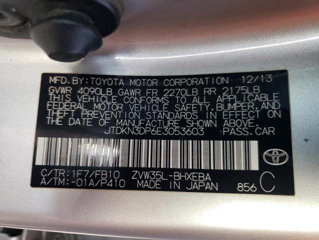 JTDKN3DP6E3053603 Toyota PRIUS PLUG-IN