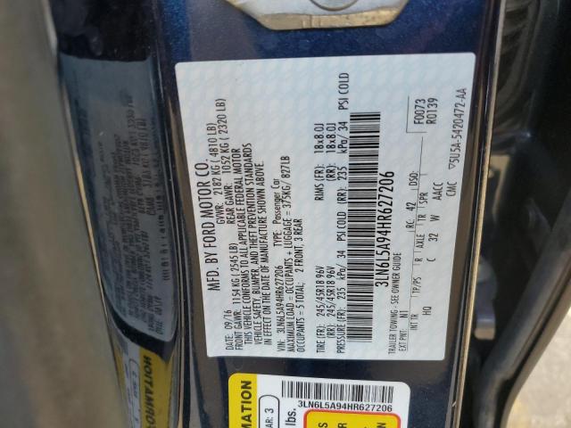 2017 LINCOLN MKZ PREMIE 3LN6L5A94HR627206