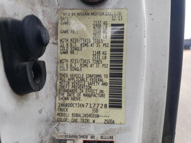 1N6BD0CT3EN717728 Nissan FRONTIER S