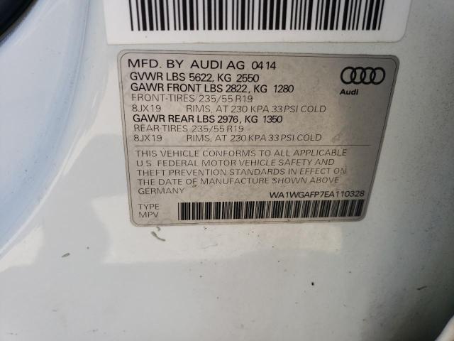 VIN WA1WGAFP7EA110328 2014 Audi Q5, Prestige no.13