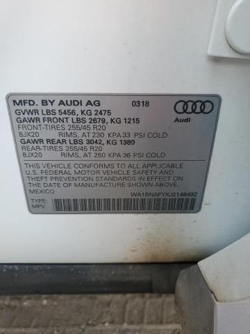 WA1BNAFYXJ2148492 Audi Q5 Premium Plus