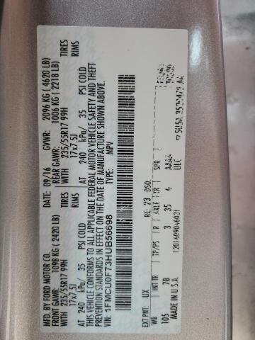 1FMCU0F73HUB56698 | 2017 FORD ESCAPE S