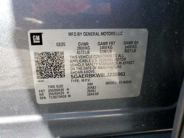 5GAERBKW8LJ230961 Buick Enclave Essence