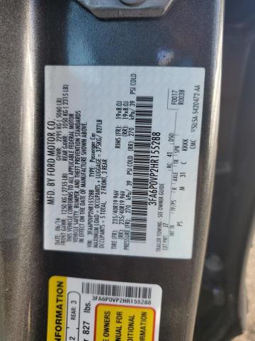 3FA6P0VP2HR155288 Ford Fusion Sport