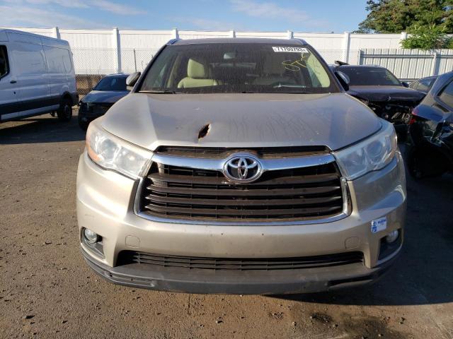 VIN 5TDJKRFH7ES009508 2014 Toyota Highlander, Xle no.5